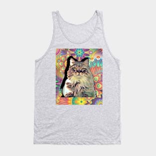 TOBY cat pattern Tank Top